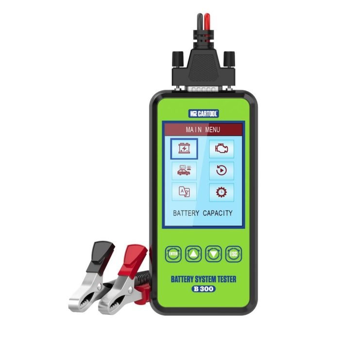 MR CARTOOL B300 testeur de batterie de voiture outil de Scanner d'analyseur de batterie numérique de Diagnostic automobile